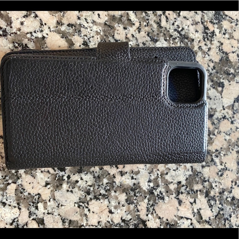 IPhone 11 pro max wallet leather phone case
